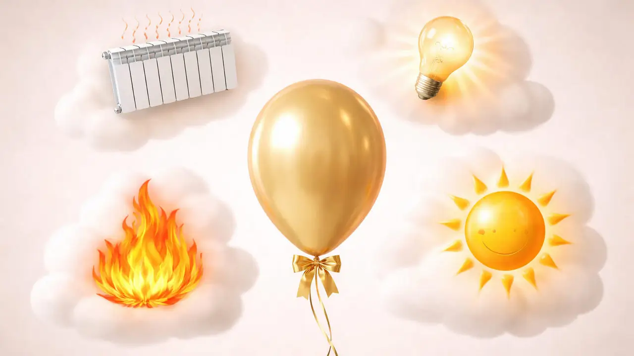 Иллюстрация к статье - Враги воздушного шара: все об опасности тепла