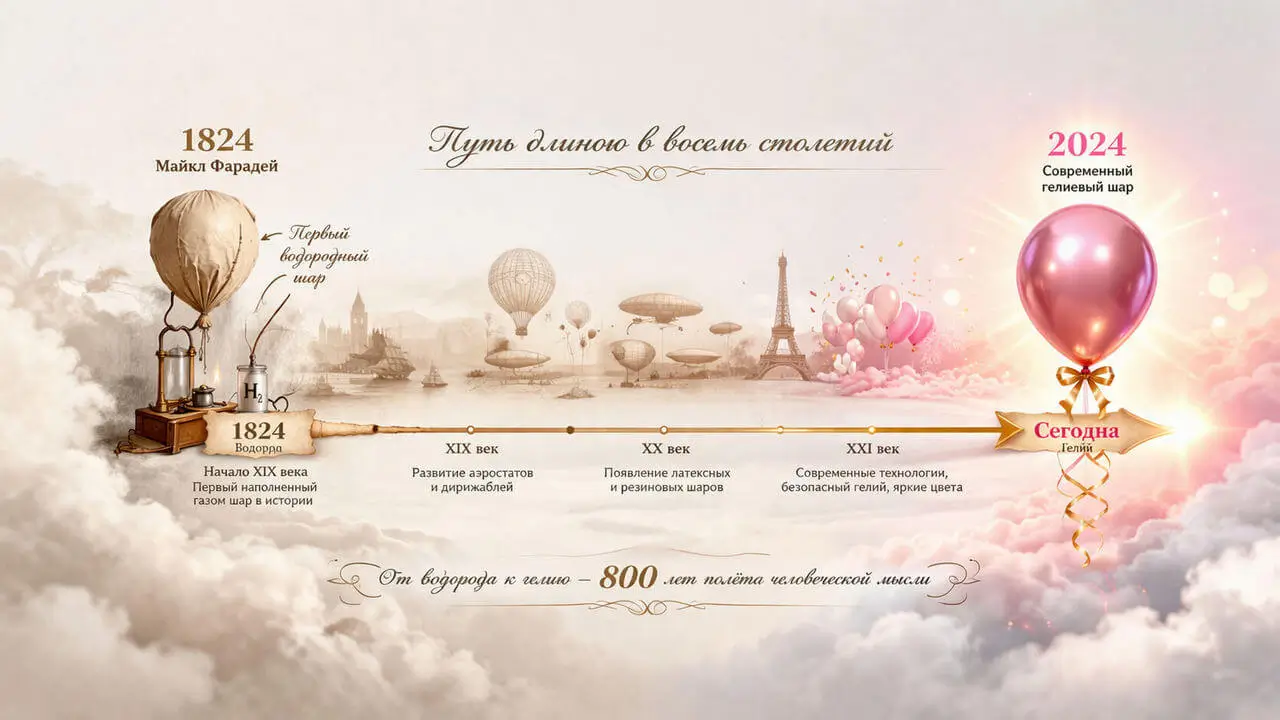 Иллюстрация к статье - История воздушных шаров: путь длиной в восемь столетий