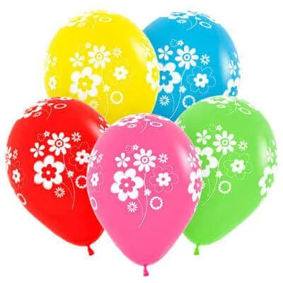 Гелиевый шар, Цветочки, №1