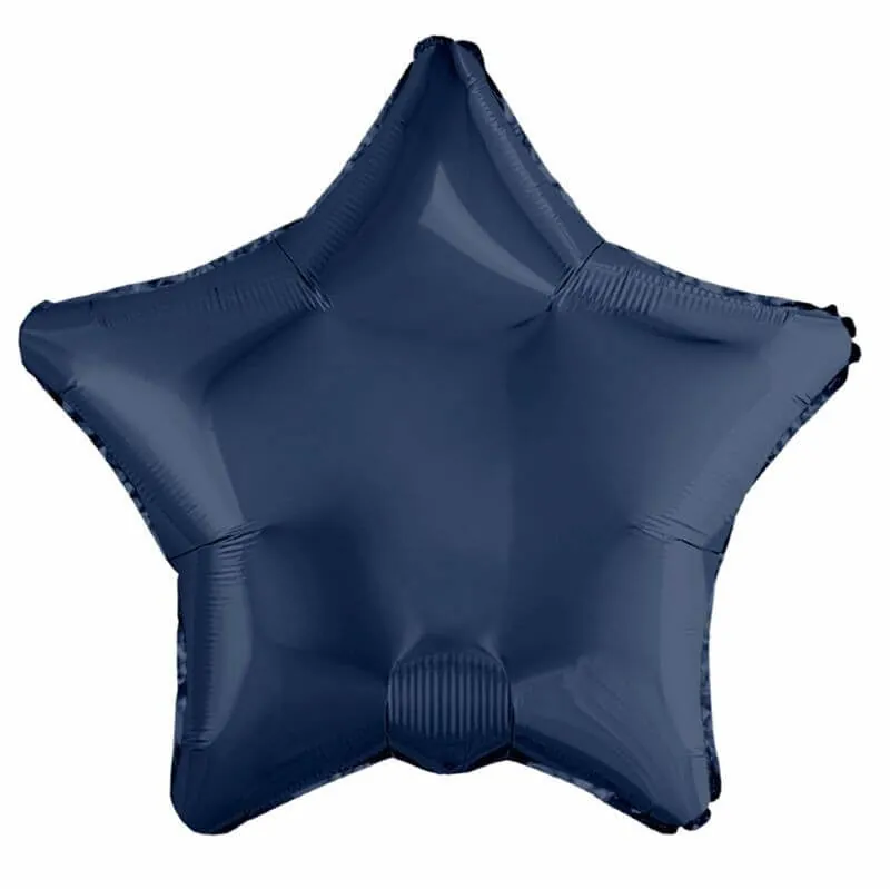 Воздушный шар - Звезда, Сапфир, 32"/80 см