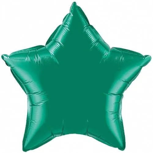 Звезда, Зеленый, 18"/45 см Воздушный шар - Звезда, Зеленый, 18"/45 см