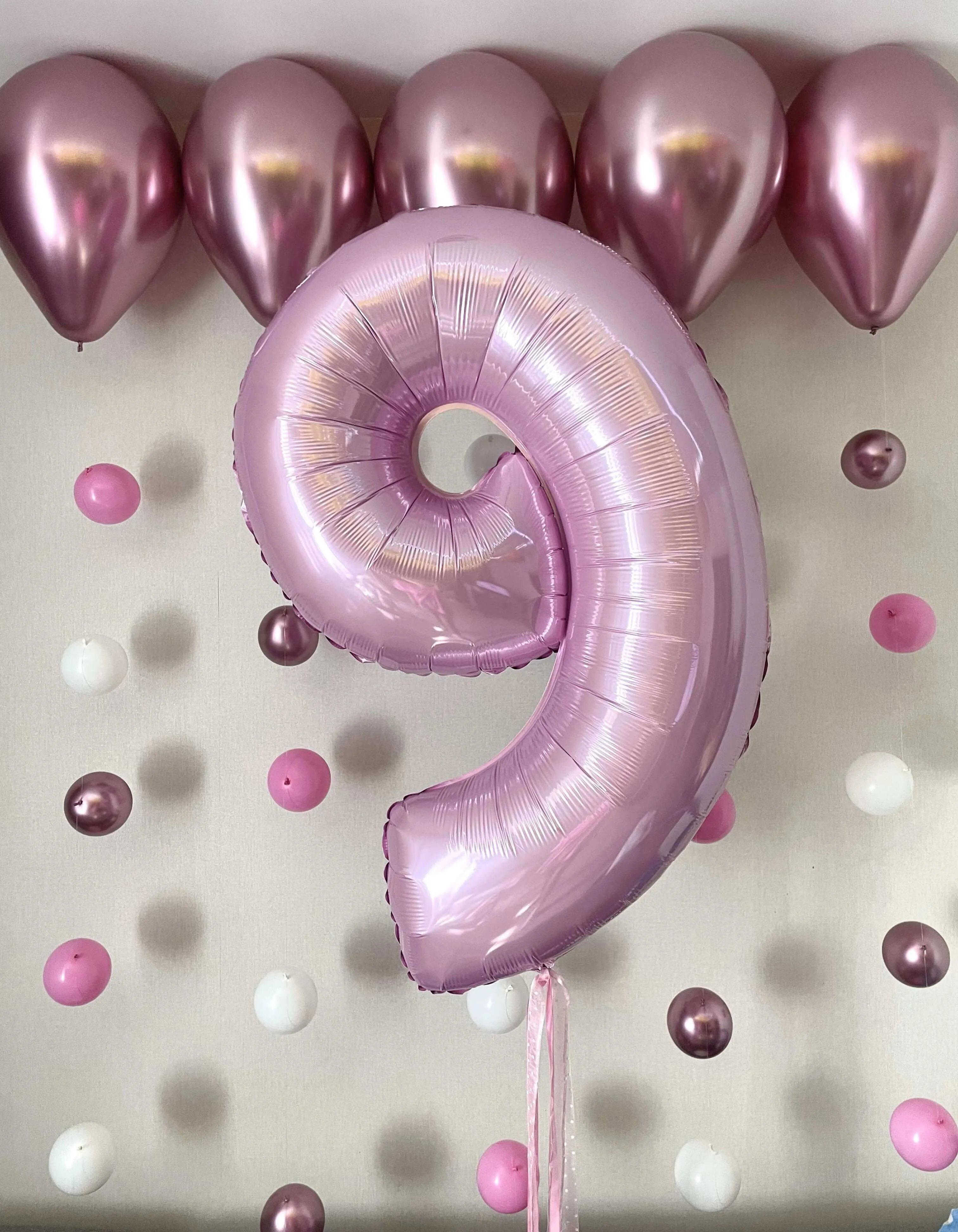 Воздушный шар - Стена шаров + цифра