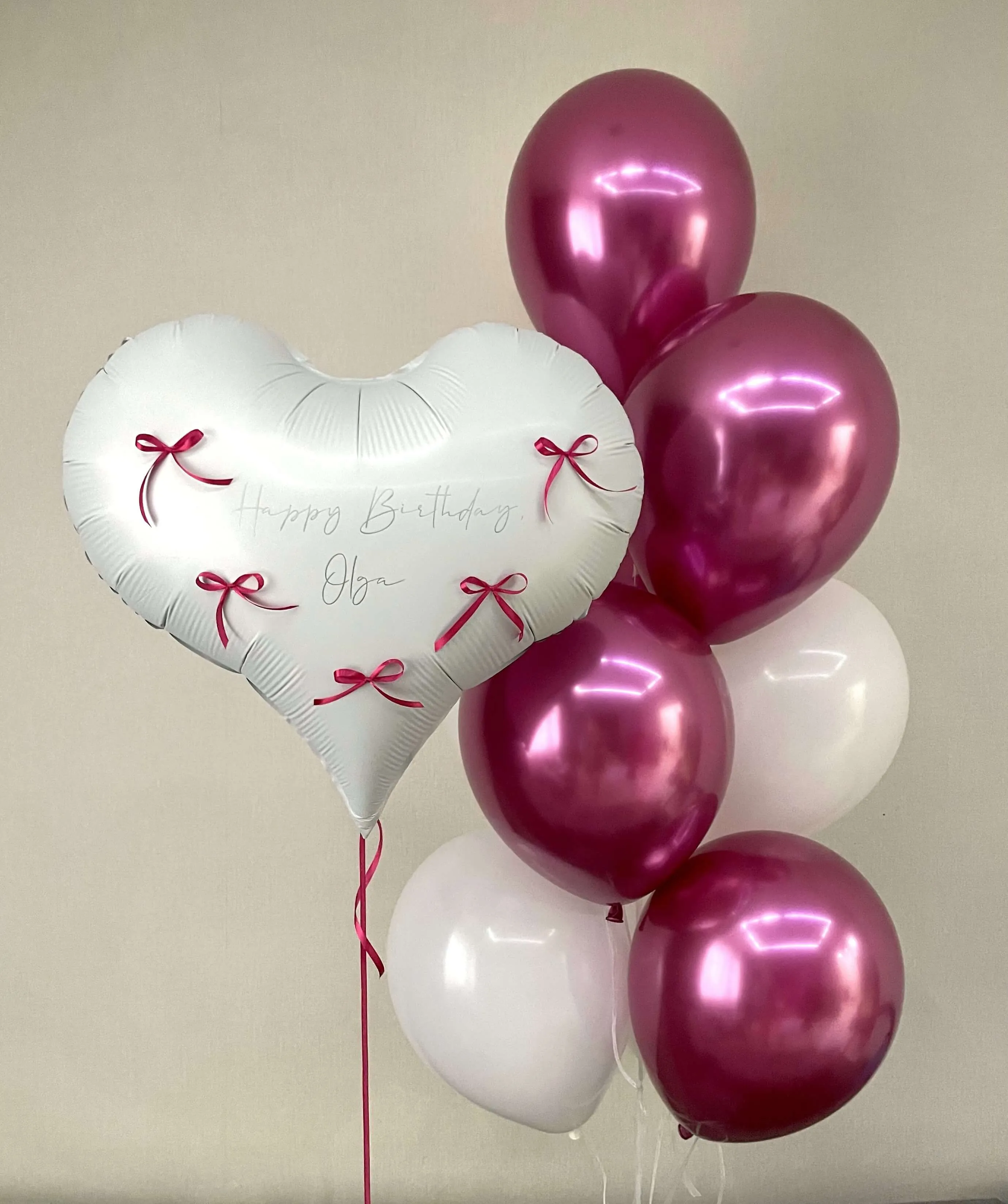 Воздушный шар - Комплект HB с сердцем
