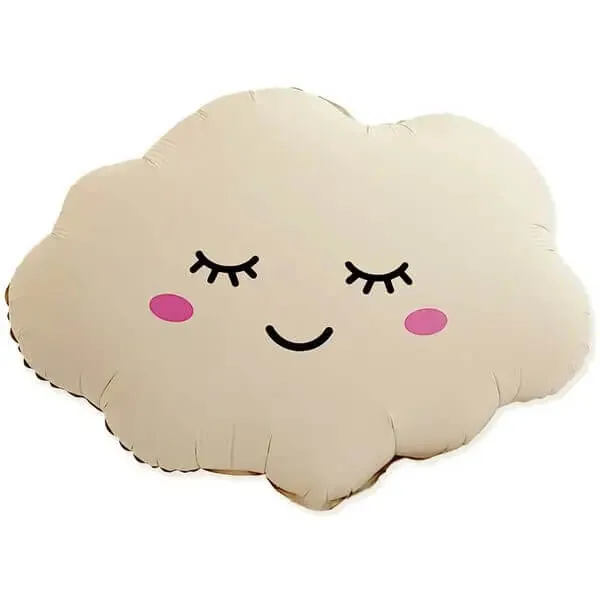 Воздушный шар - Фигура, Облако, Кремовый, Матовый 27"/69 см