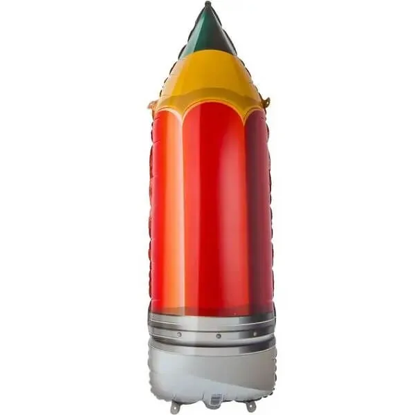 Воздушный шар - Фигура, Карандаш красный, 31"/79 см