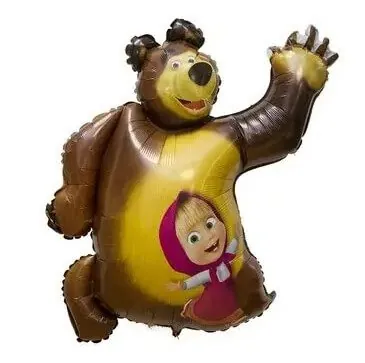 Фигура, Маша и медведь, 35"/89 см Воздушный шар - Фигура, Маша и медведь, 35"/89 см
