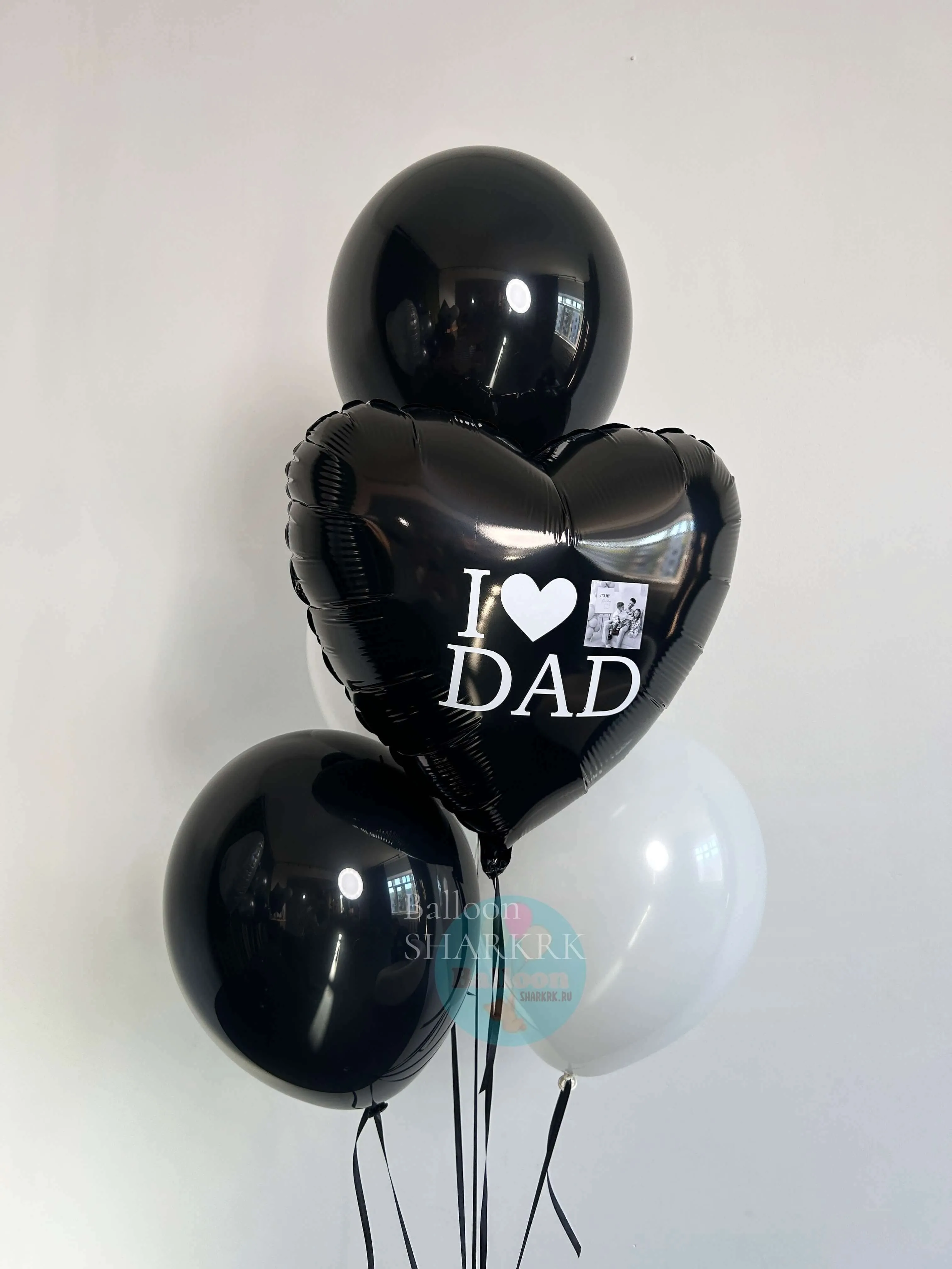 Фонтан I Love DAD Воздушный шар - Фонтан I Love DAD