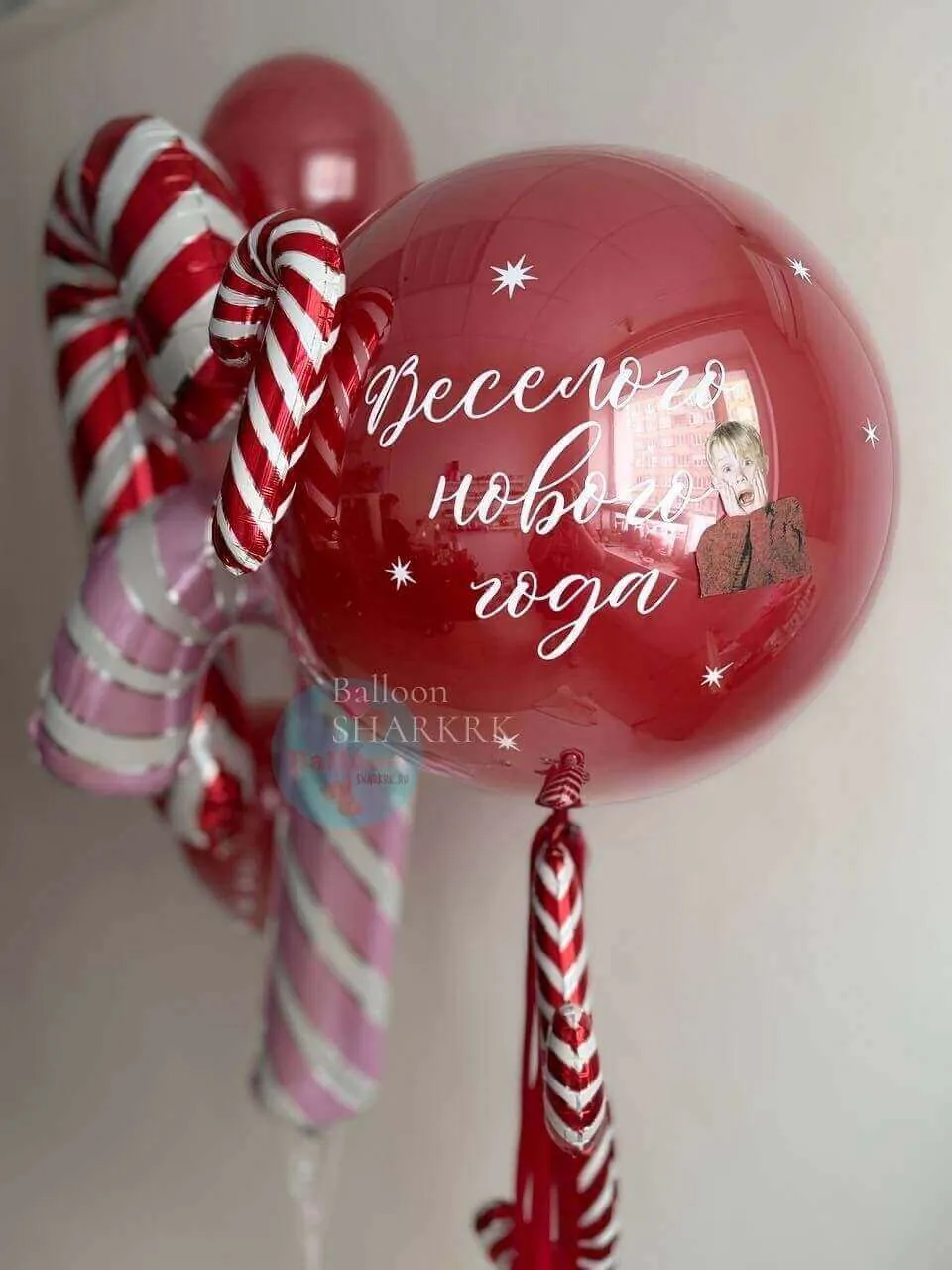 Воздушный шар - Комплект Новогодний "Кевин"
