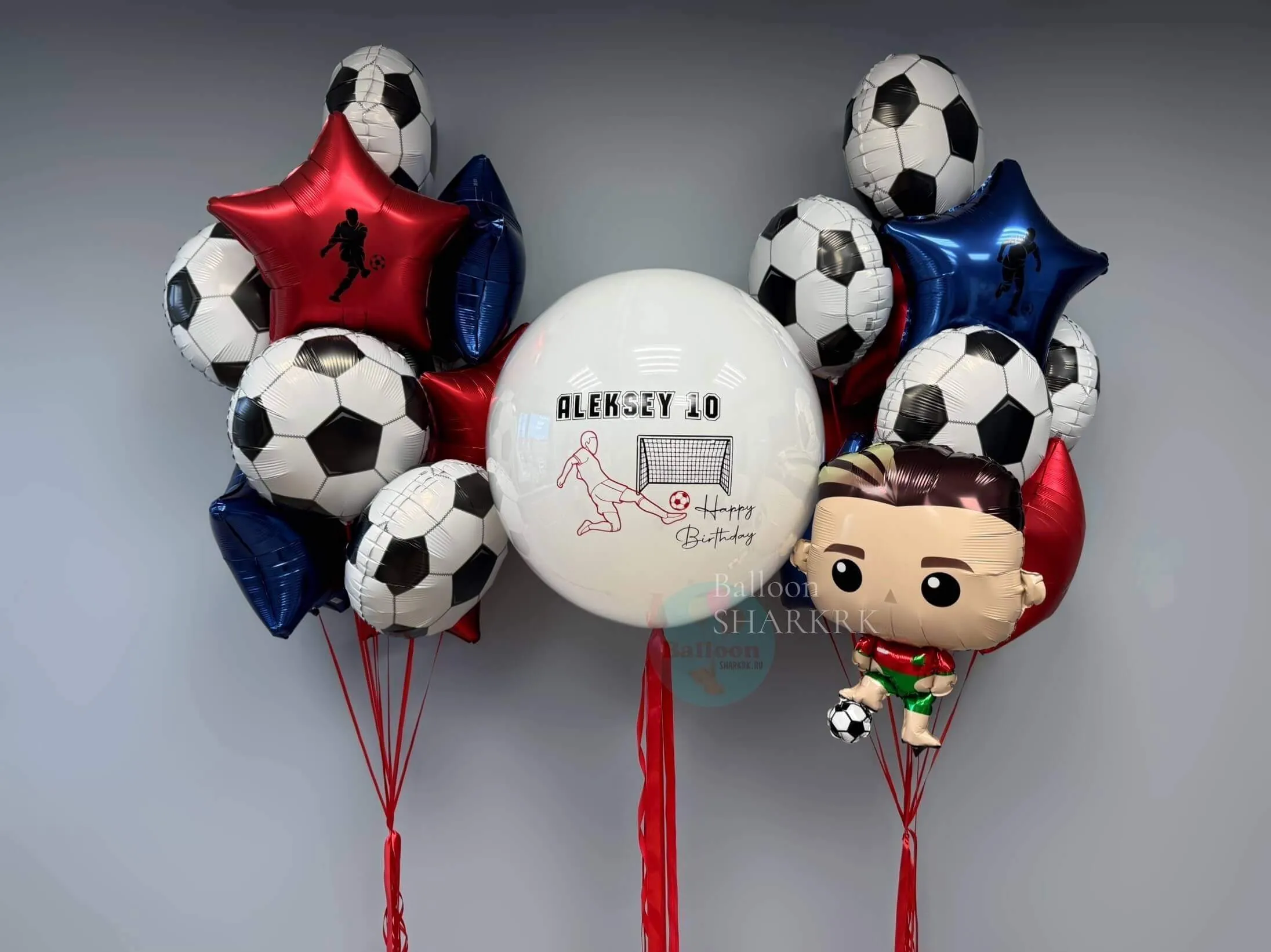 Воздушный шар - Комплект Маленький футболист