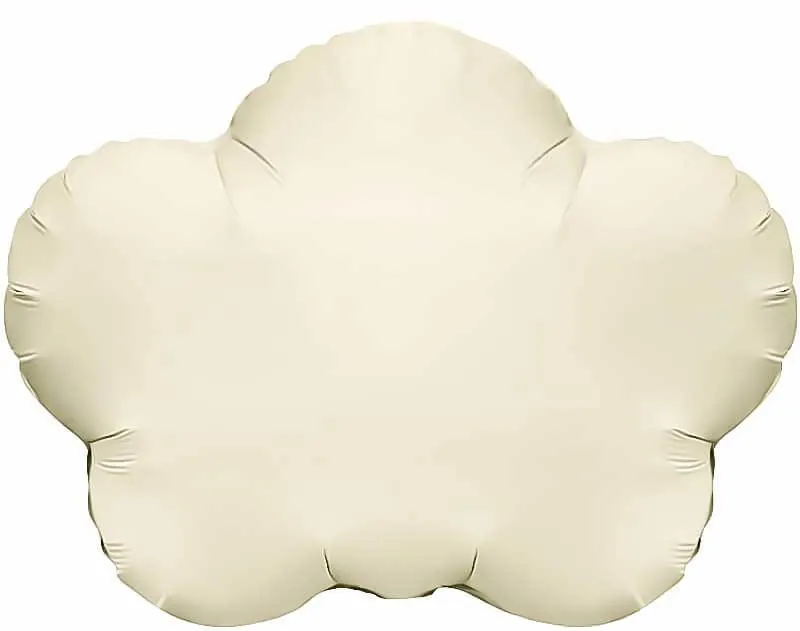Воздушный шар - Фигура, Облако, Сатин 19''/48 см 