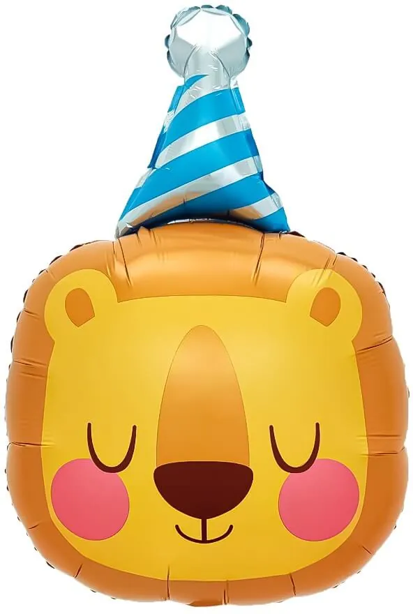 Воздушный шар - Фигура, Лев в колпачке 30''/76 см