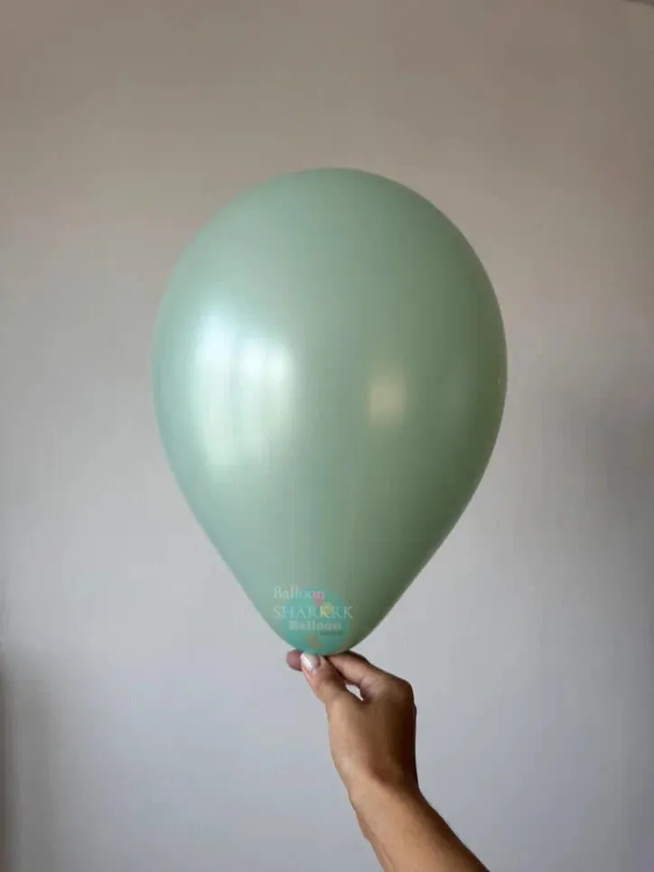 Воздушный шар - Гелиевый шар, Зеленый чай 12"/30 см