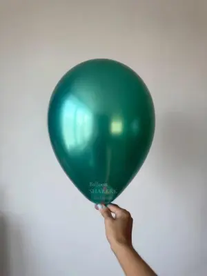 Гелиевый шар, Шелк Зеленый, Аврора Грин 12"/30 см