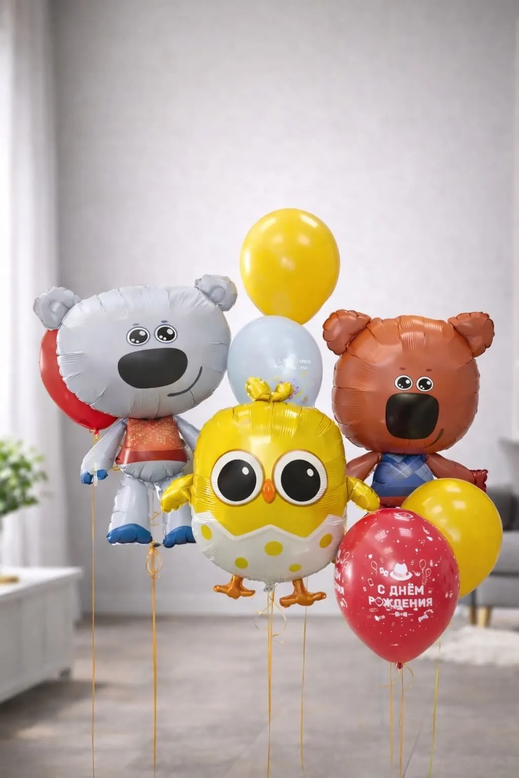 Воздушный шар - Мимимишки и Цыпа