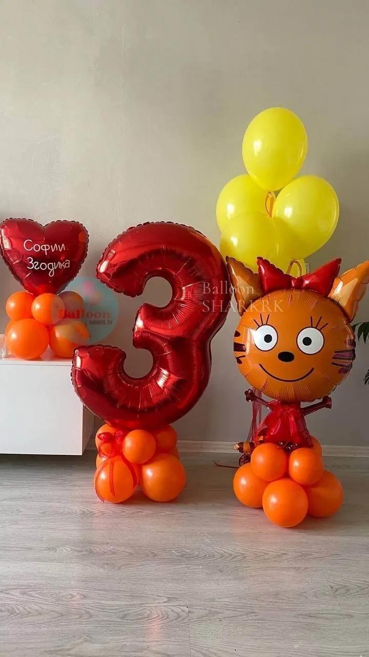 Воздушный шар - Карамелька Три кота, Все воздух