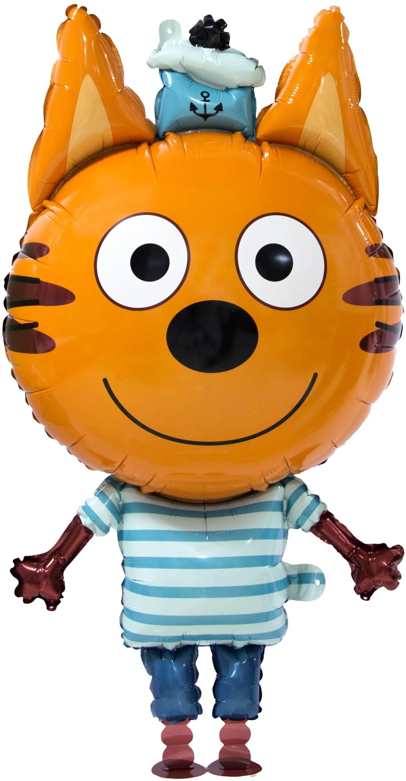 Фигура, Ходячая, Три кота, Коржик, 39"/99 см Воздушный шар - Фигура, Ходячая, Три кота, Коржик, 39"/99 см