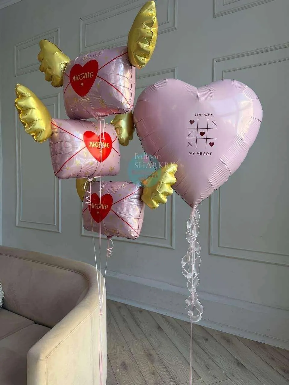 Воздушный шар - Крылья любви