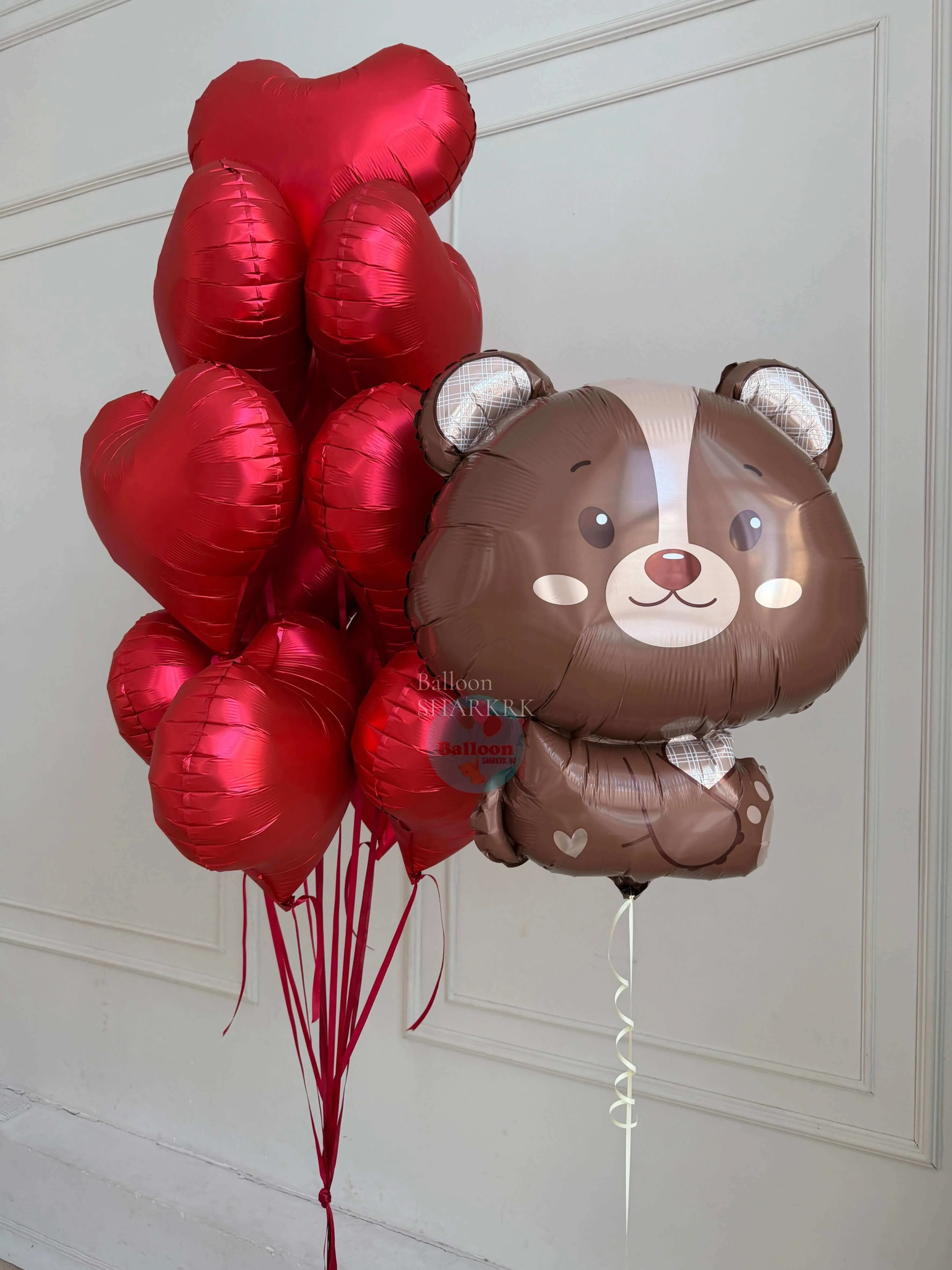 Воздушный шар - Любящий Мишка 