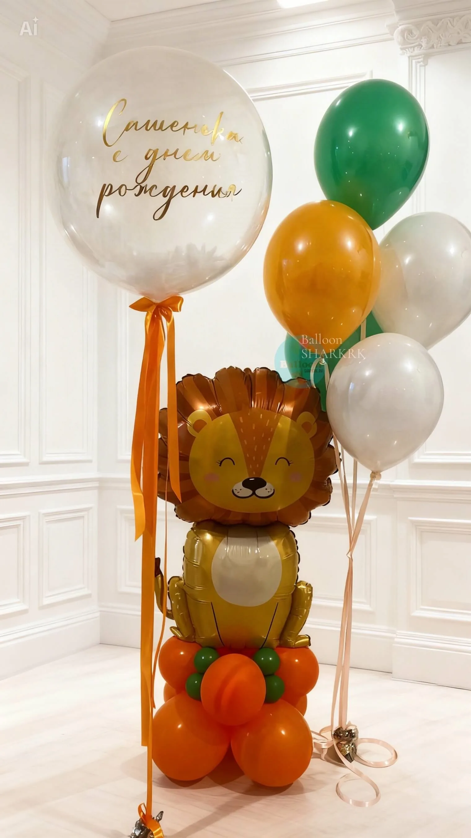 Полянка со львом Полянка со львом