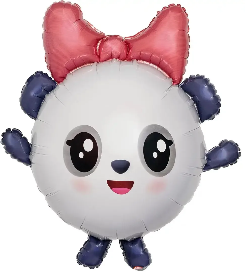 Воздушный шар в виде персонажа Пандочки из „Малышариков“ для детей