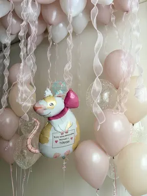 Комплект с шаром-крыской: „Только с тобой“