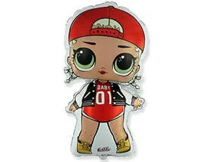 Воздушный шар - Фигура, Куклы ЛОЛ, MC SWAG, 35"/87 см