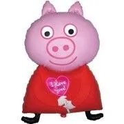 Воздушный шар - Фигура, Поросенок, 37"/92 см