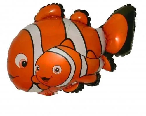 Фигура, Рыбка-Клоун, Немо, 36"/89 см Воздушный шар - Фигура, Рыбка-Клоун, Немо, 36"/89 см