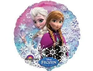 Воздушный шар - Круг, Холодное сердце, 18"/45 см