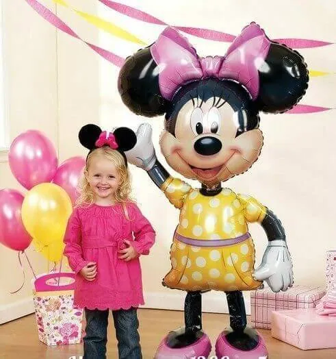 Воздушный шар - Ходячка, Минни маус, 54"/137 см