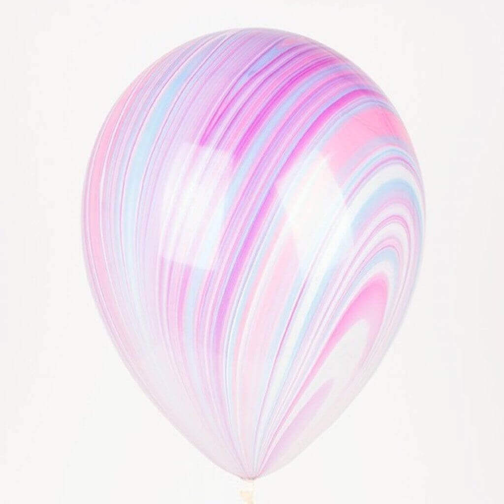 Гелиевый шар, Qualatex, Супер Агат, Фэшн, 11"/28 см