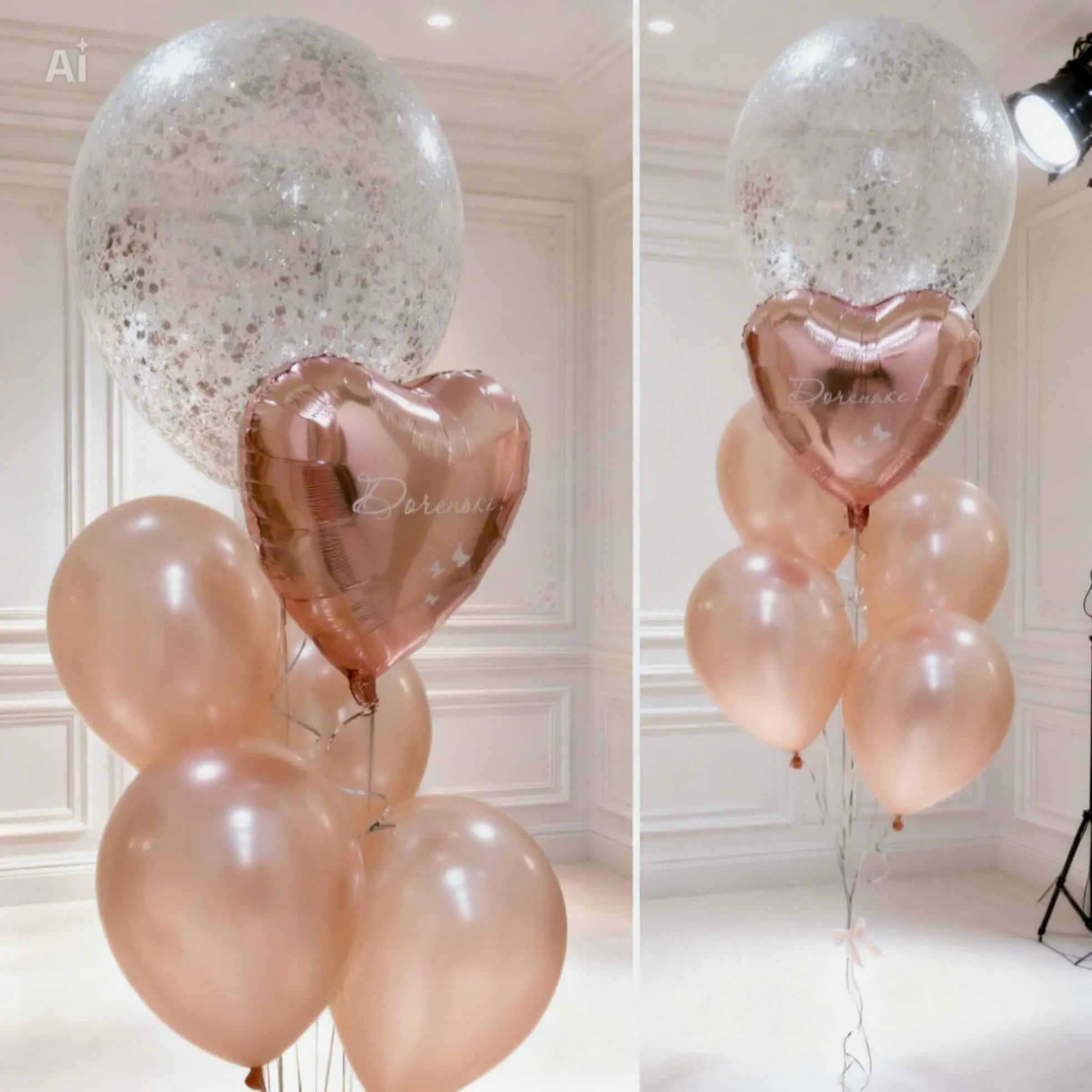 Фонтан из шаров №2 Воздушный шар - Фонтан из шаров №2