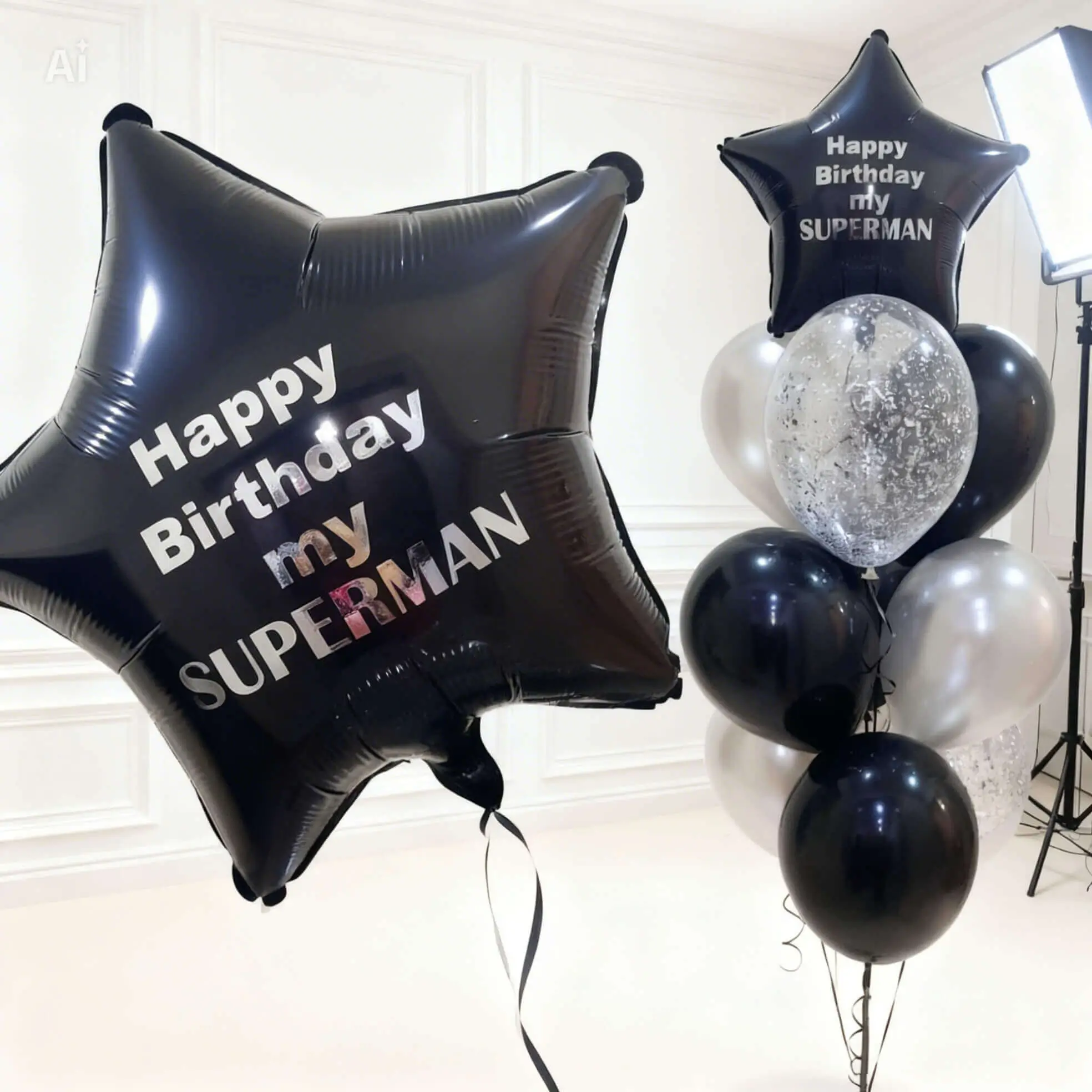 Воздушный шар - Фонтан "СДР Superman"