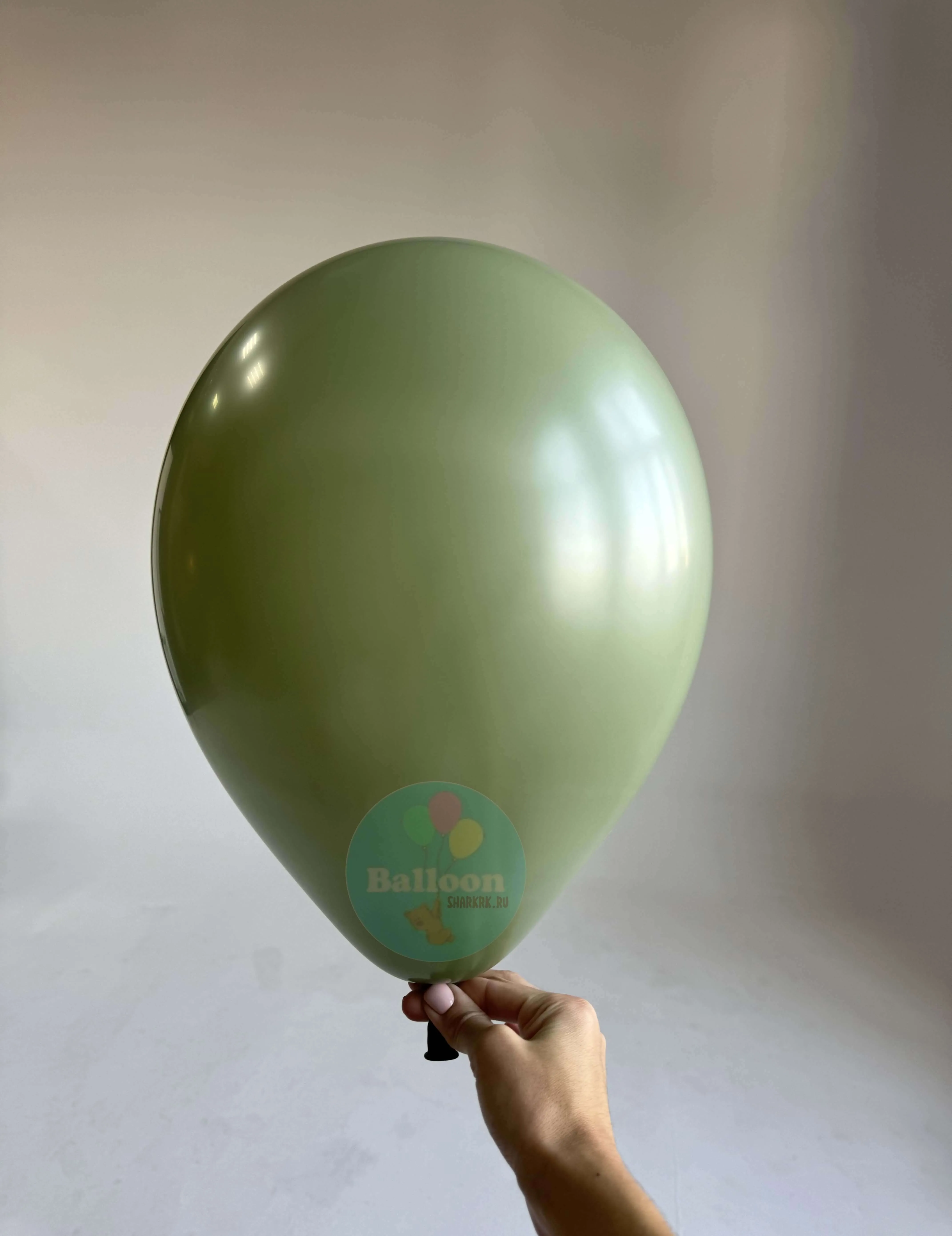 Гелиевый шар, Зеленый Эвкалипт 12"/30 см