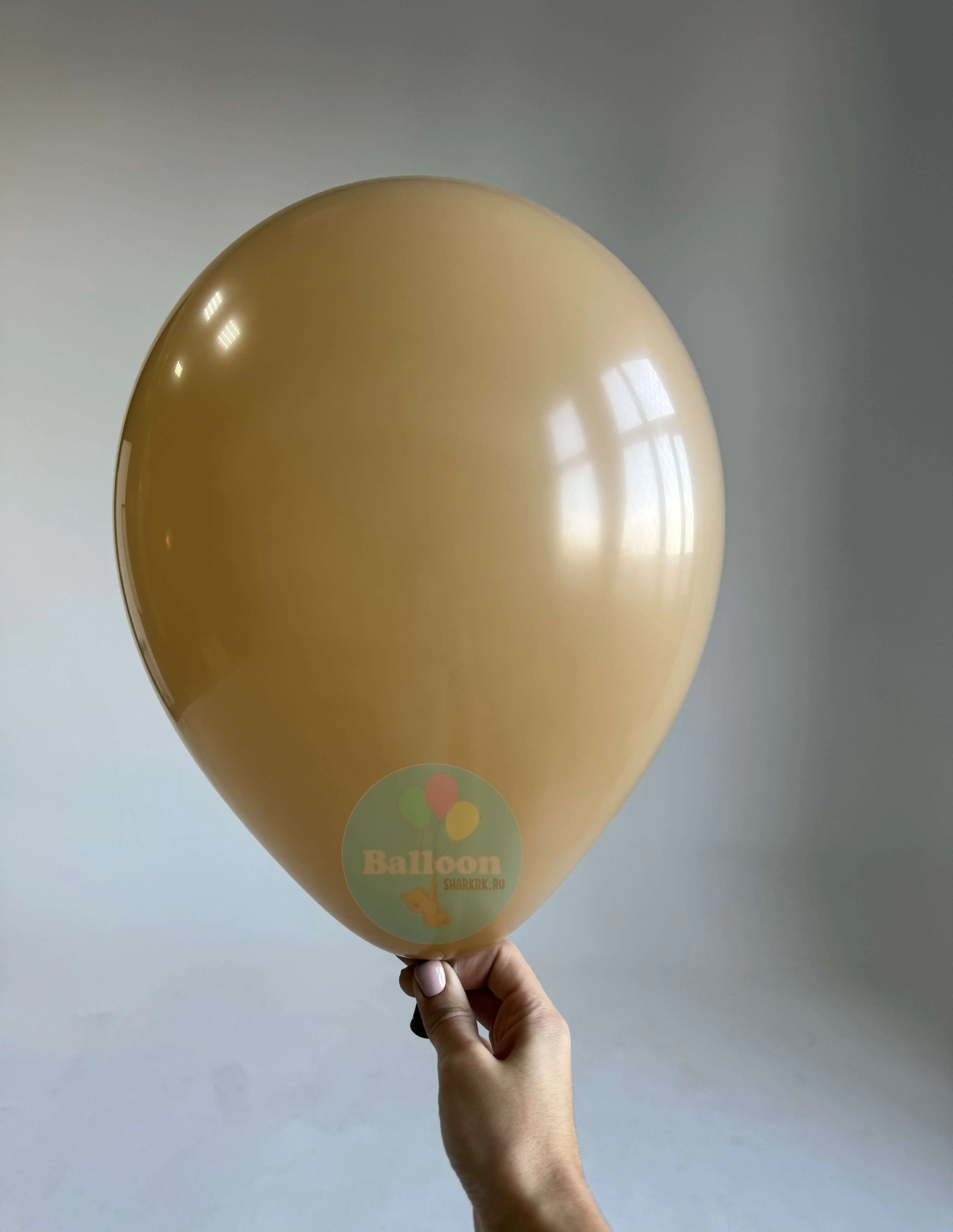 Гелиевый шар, Коричневый, Латте 12"/30 см