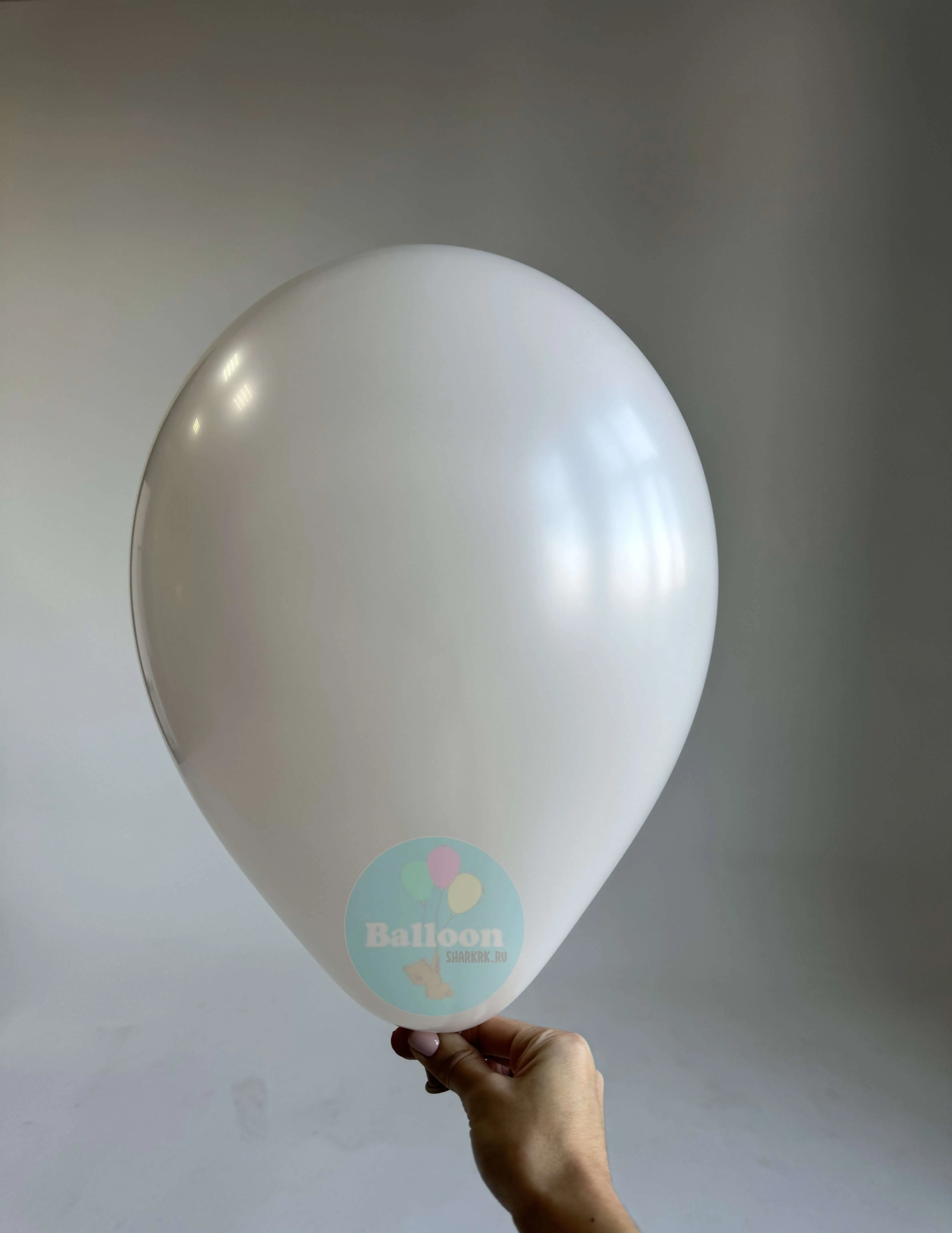 Гелиевый шар, Б Кремовый 12"/30 см