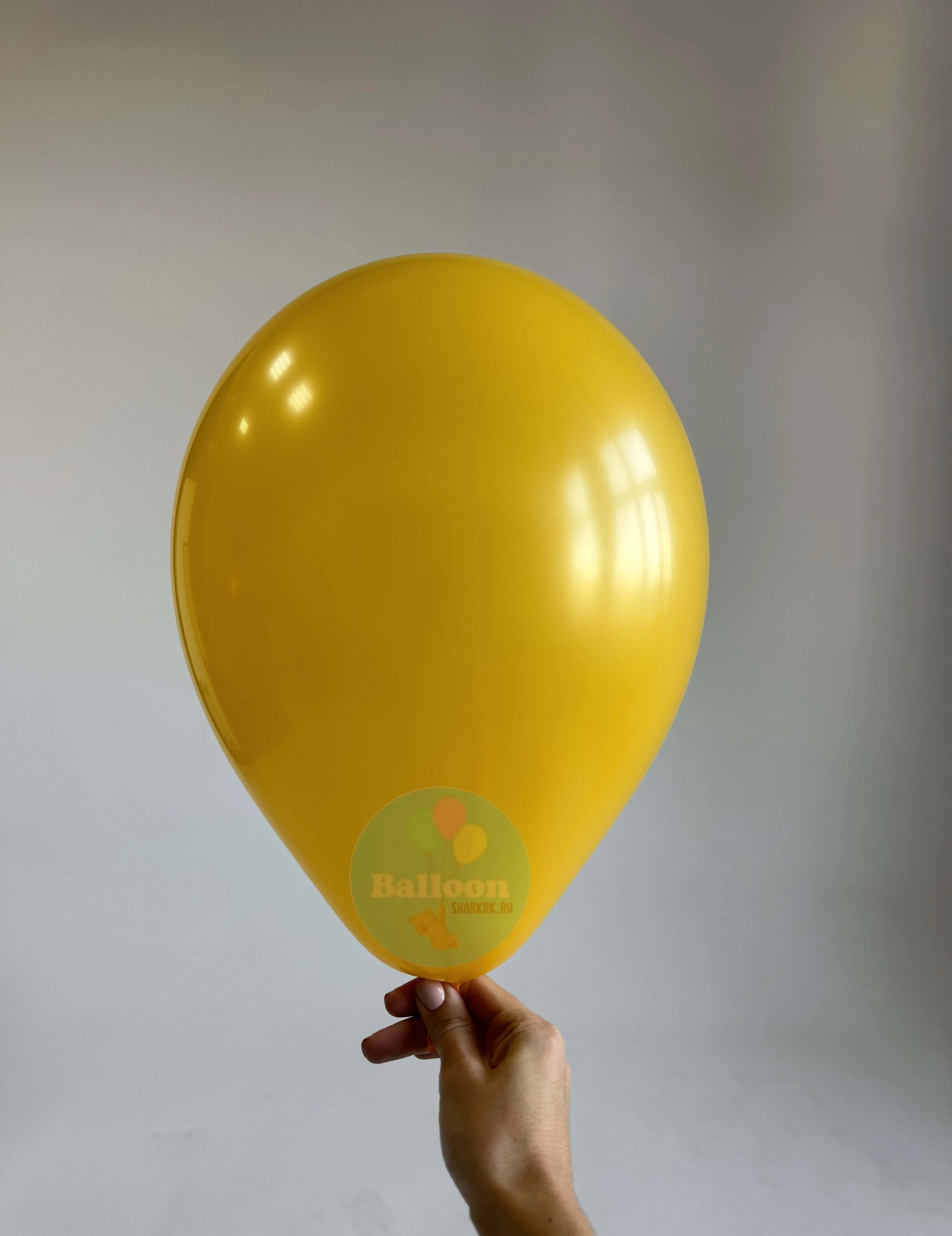 Гелиевый шар, Желтый Медовый 12"/30 см