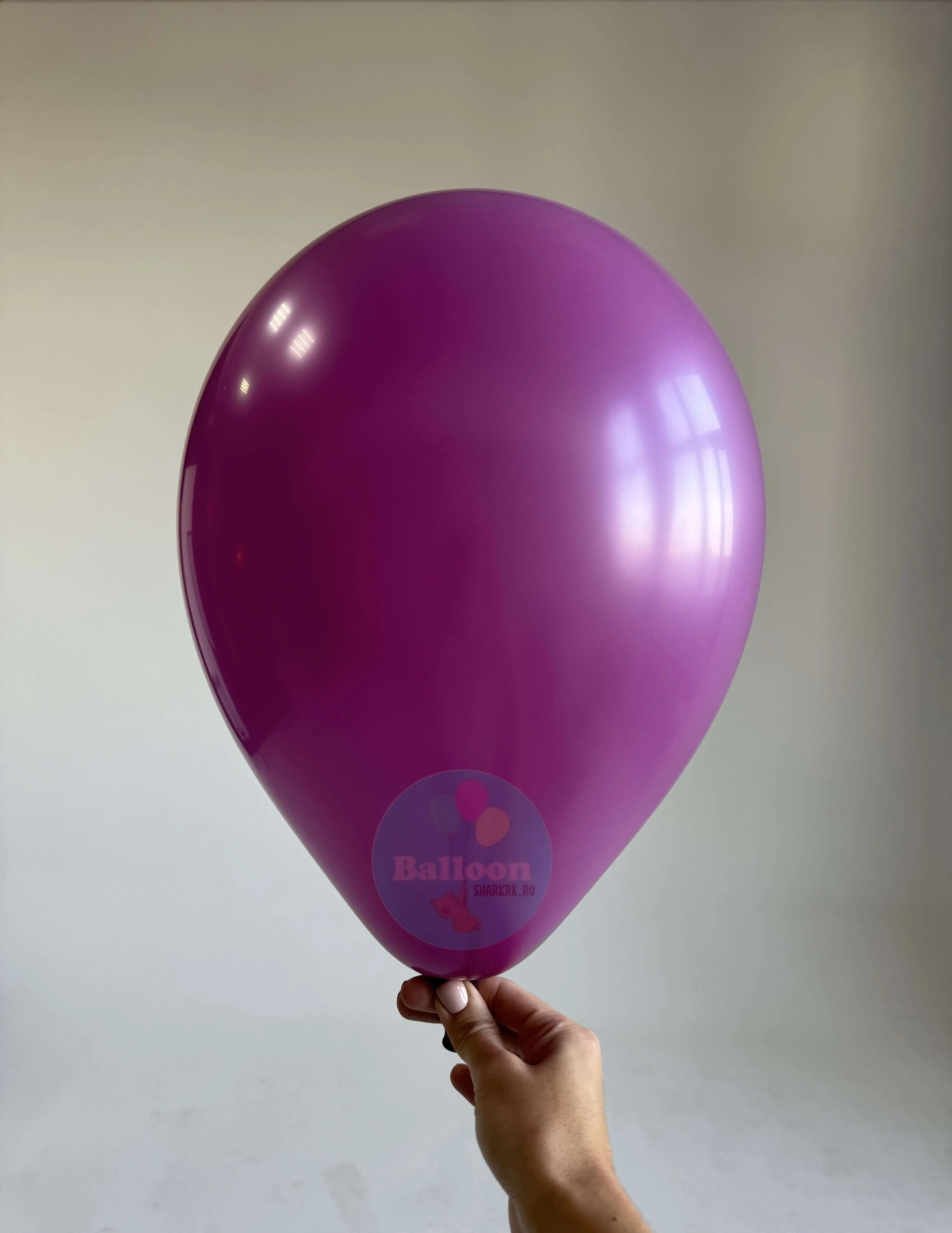 Гелиевый шар, Ф Пурпурная орхидея 12"/30 см