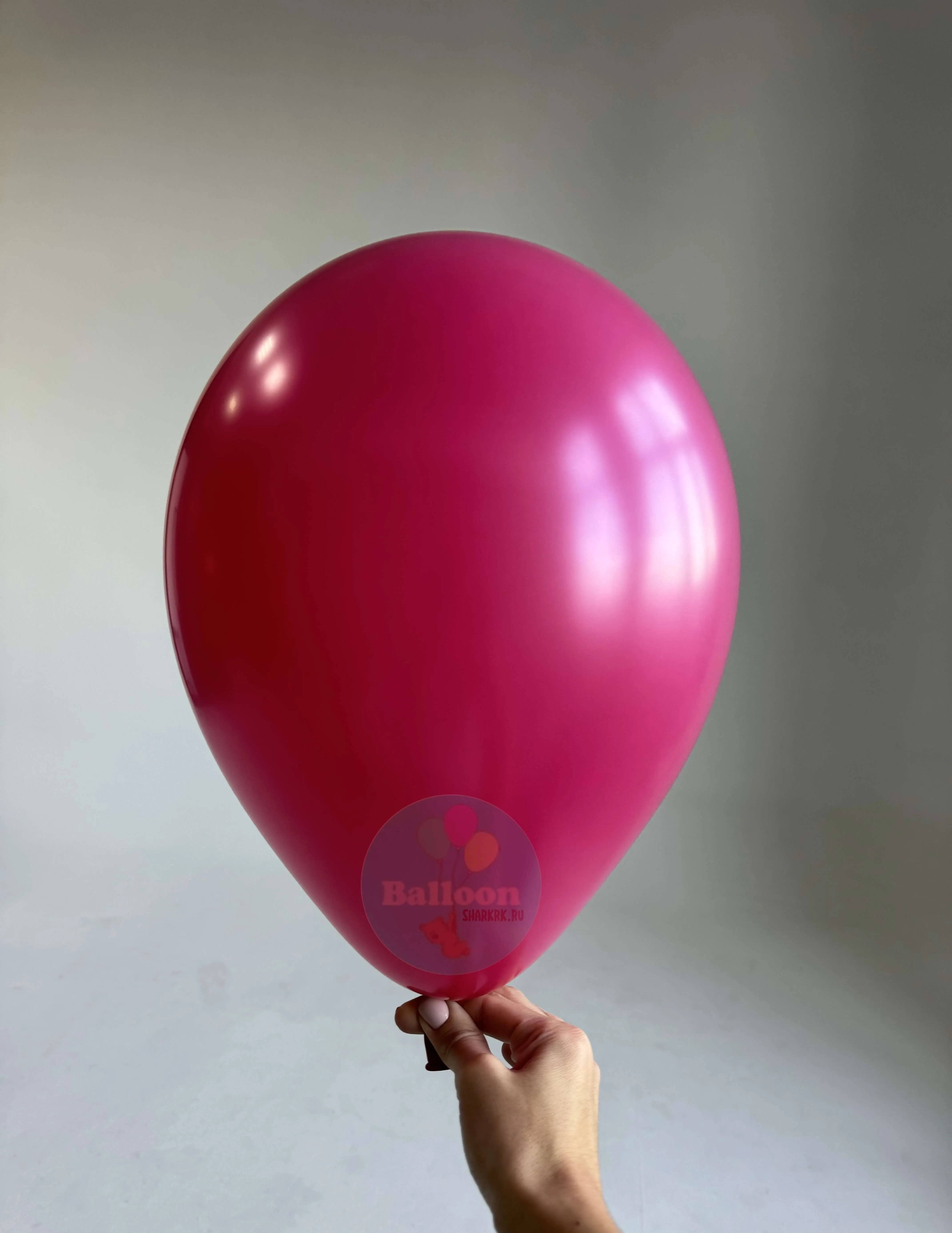 Гелиевый шар, Р Малиновый  12"/30 см