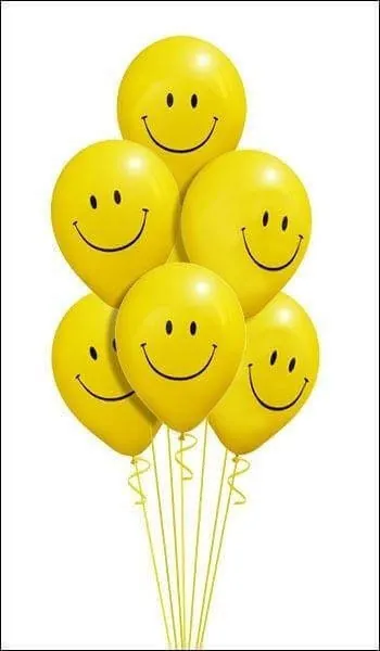 Гелиевый шар, Смайлы