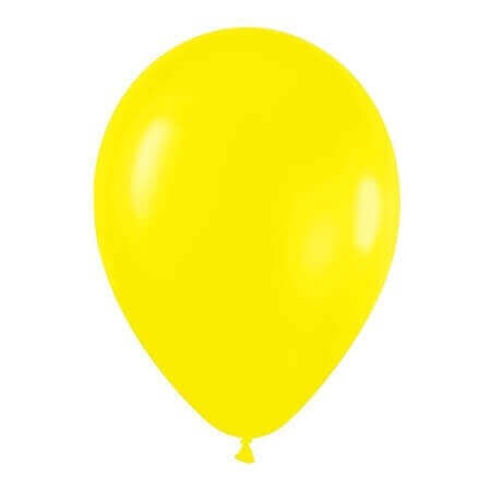 Гелиевый шар, Жёлтый, 12"/30 см