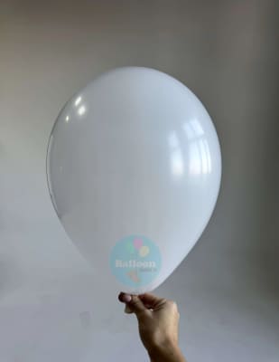 Гелиевый шар, Белый, 12"/30 см