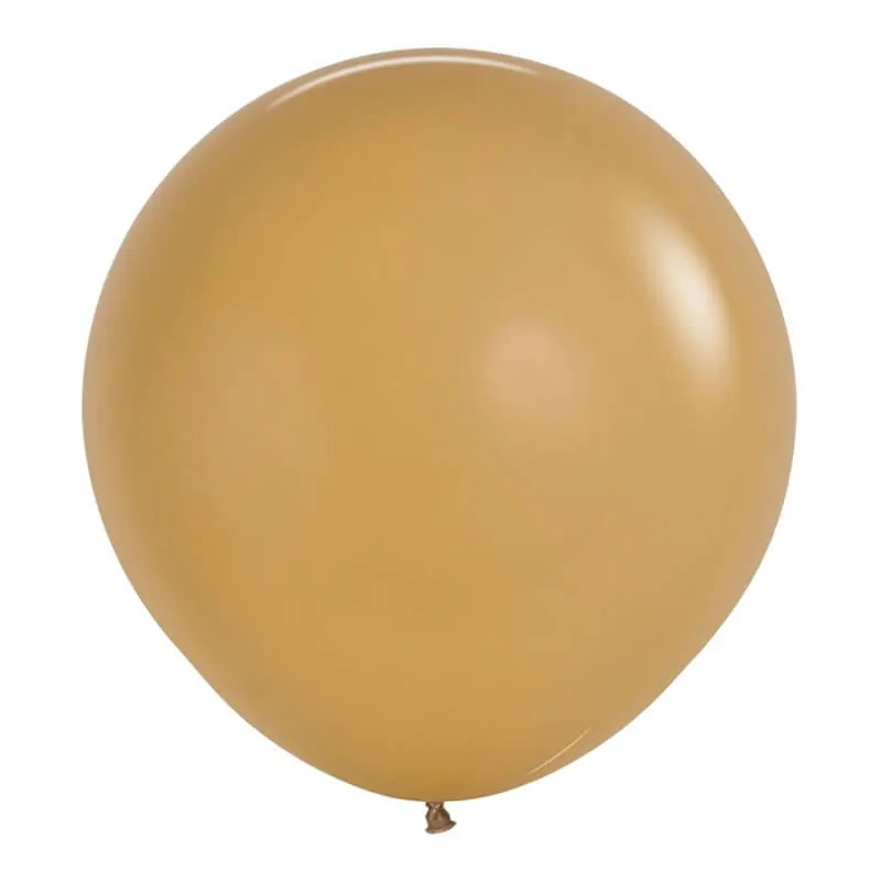 Воздушный шар - Гелиевый шар, Латте, 24"/60 см