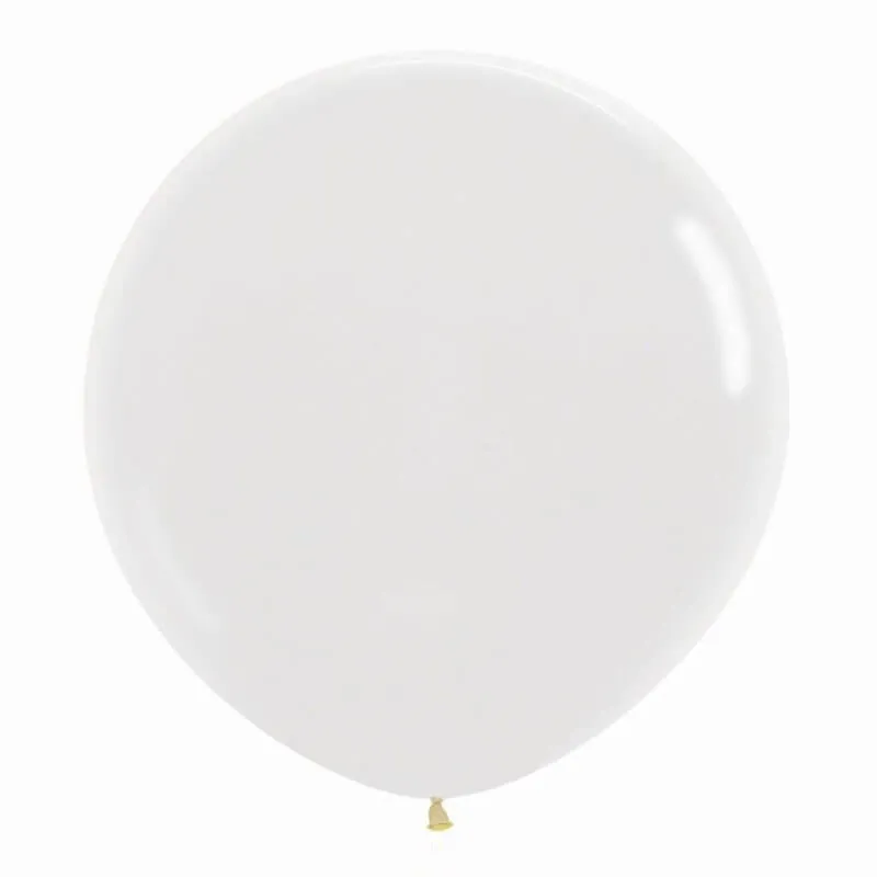 Воздушный шар - Гелиевый шар, Прозрачный, 24"/60 см