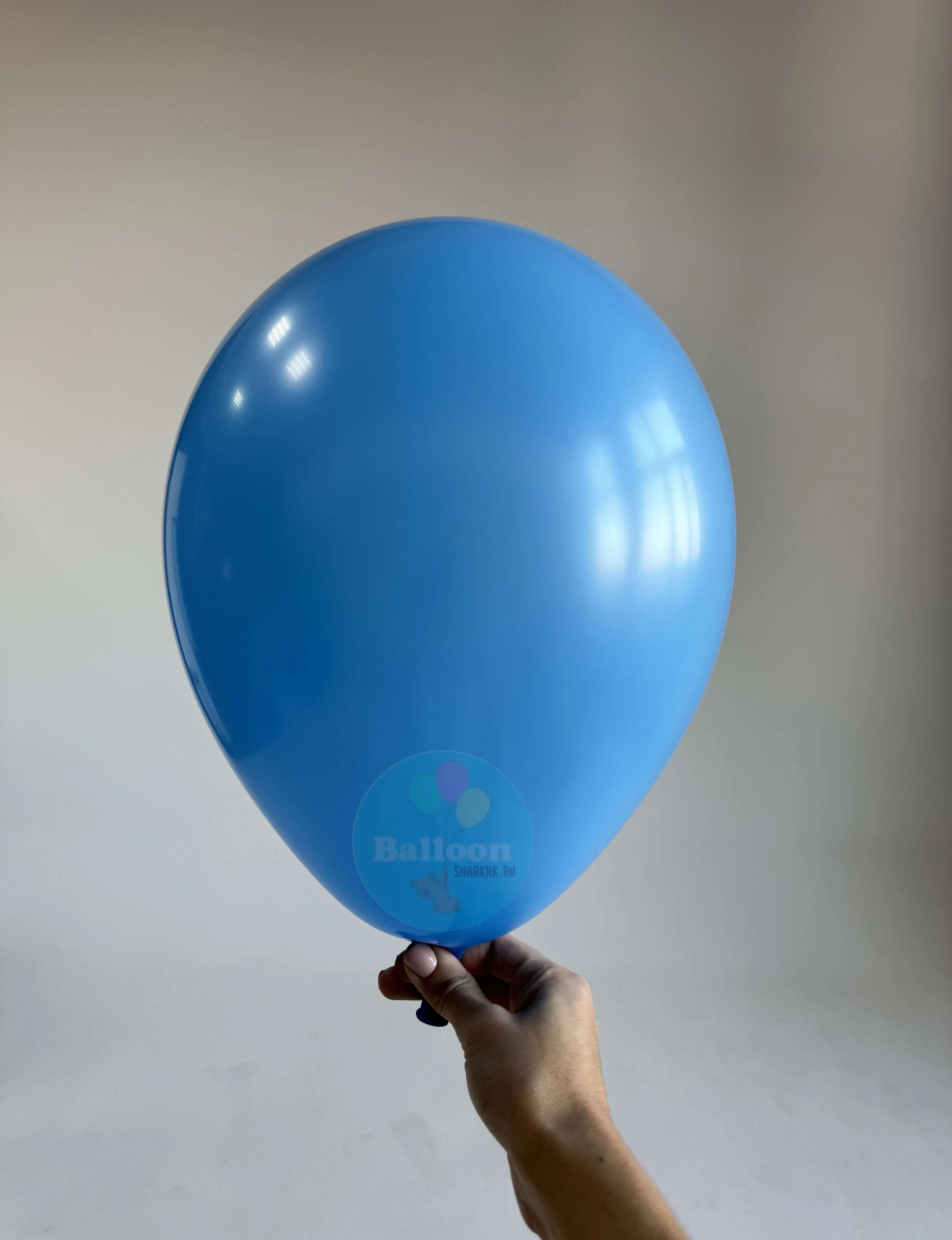 Гелиевый шар, Голубой, 12"/30 см