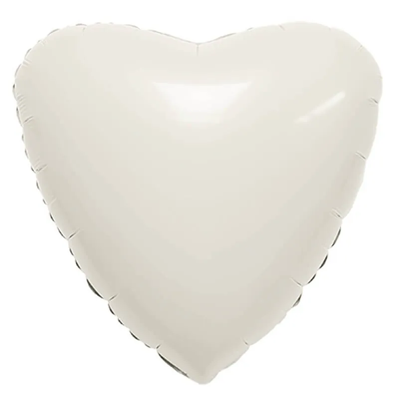 Воздушный шар - Сердце, Мистик Пудра, 18"/45 см