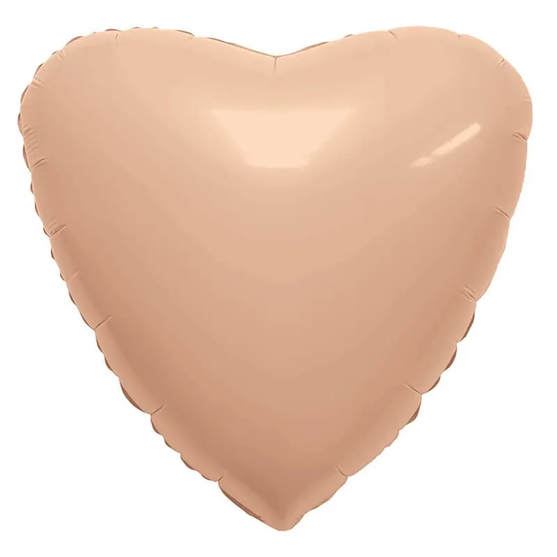 Воздушный шар - Сердце, Мистик Румяна, 18"/45 см