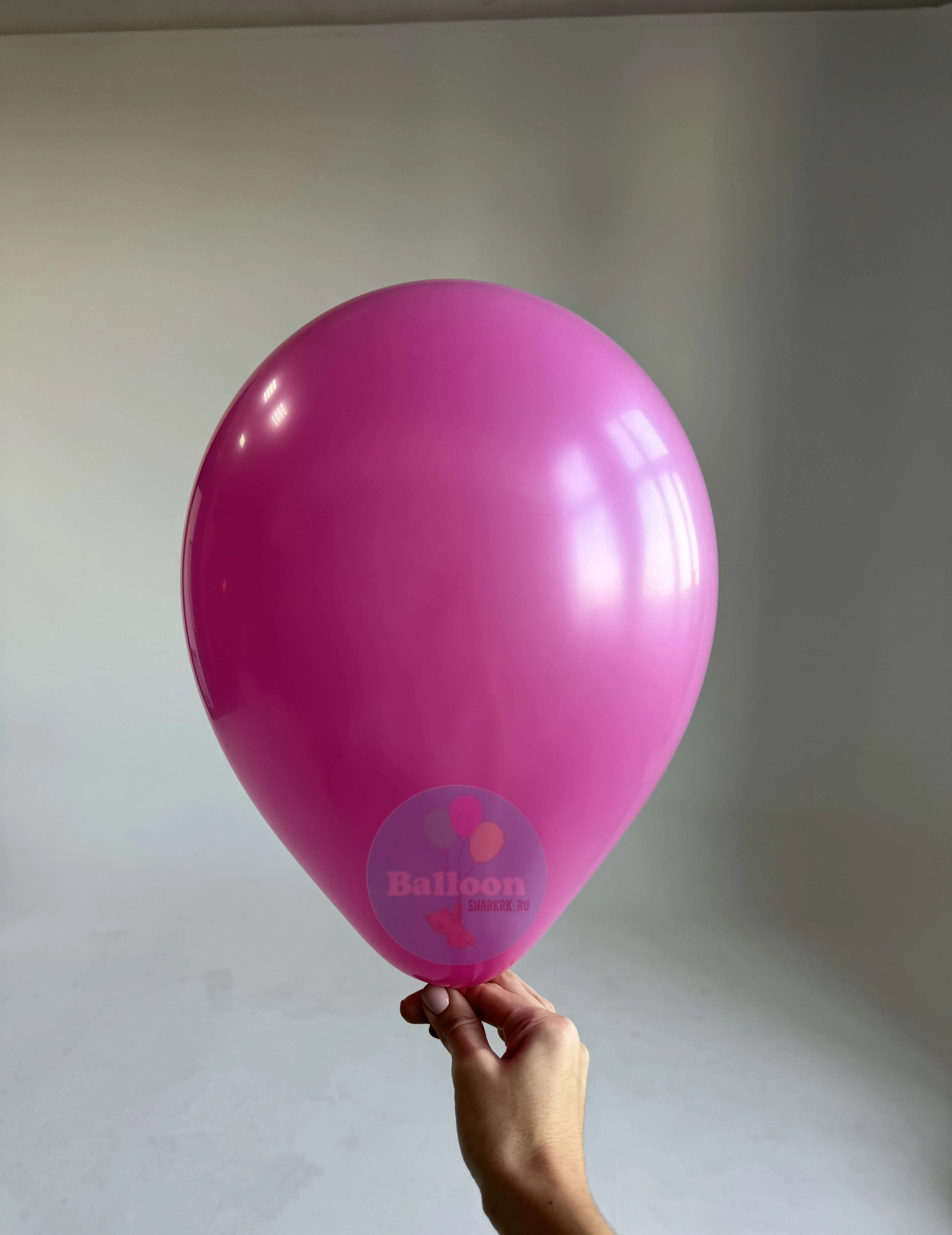 Гелиевый шар, Р Фуксия, 12"/30 см