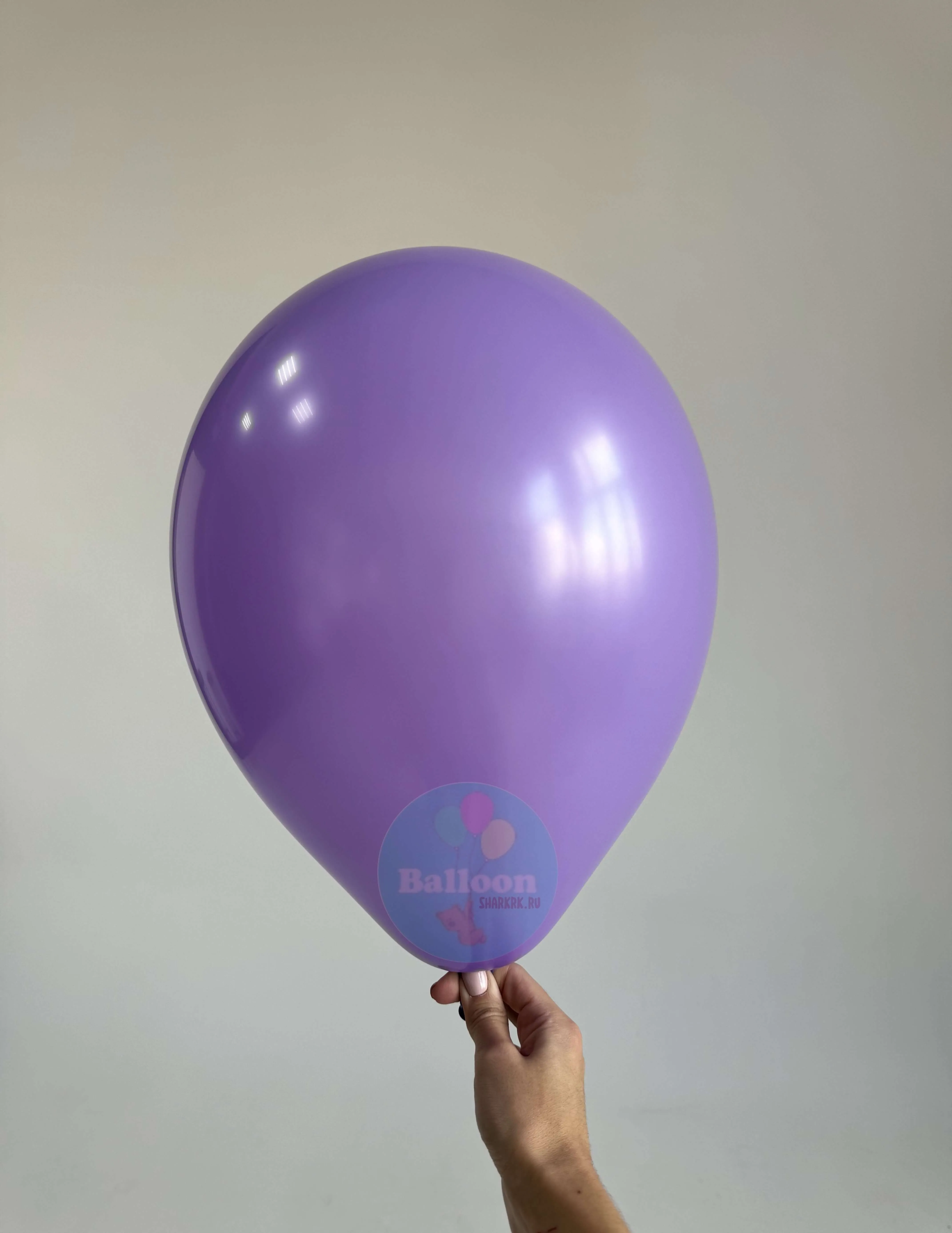 Гелиевый шар, Сиреневый, 12"/30 см