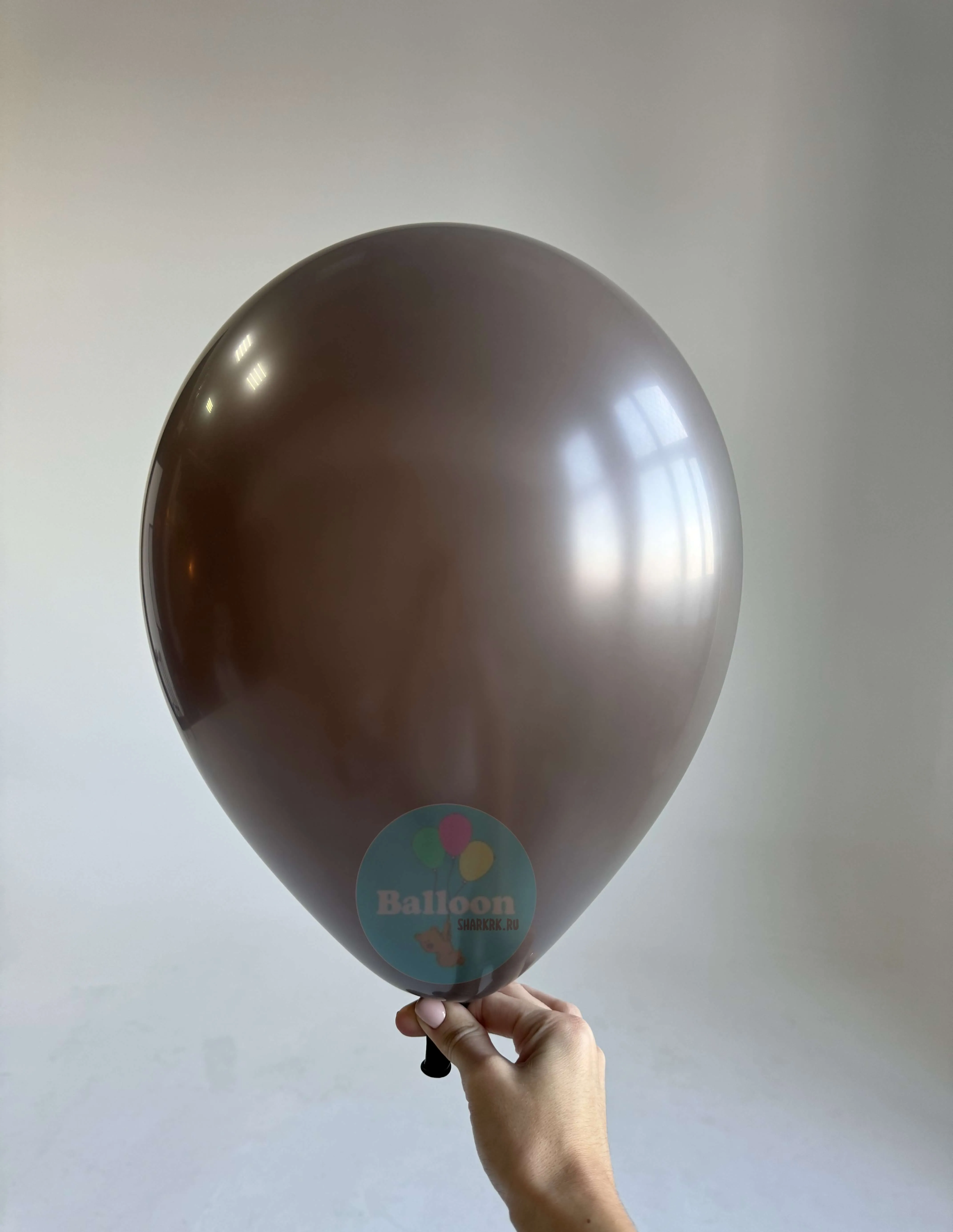 Гелиевый шар, Коричневый, 12"/30 см